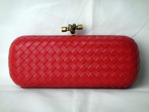 Bottega Veneta Clutches New Knot 8652 red